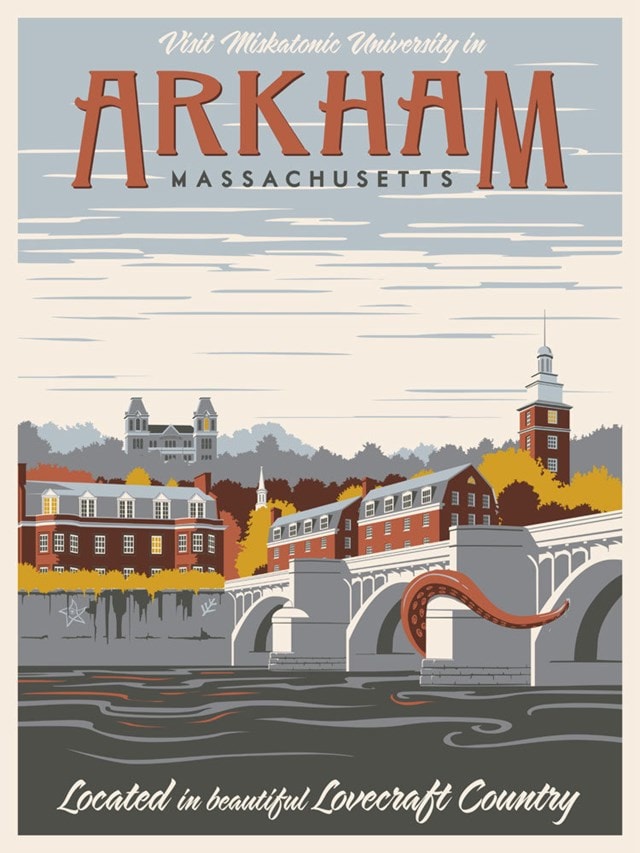 Visit Arkham: Steve Thomas Art Print 18X24 - 1