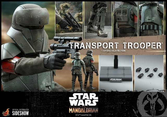 1:6 Transport Trooper: Mandalorian Hot Toys Figure - 2