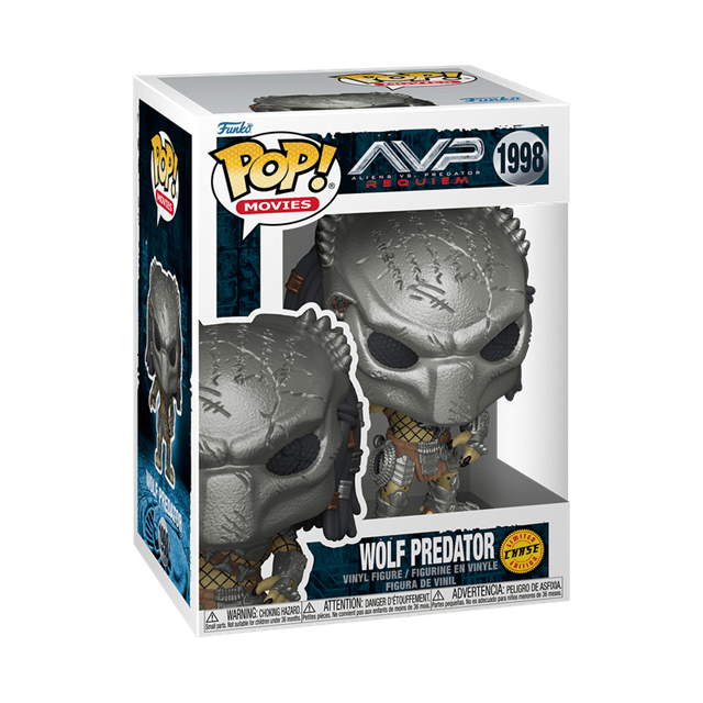 Wolf Predator With Chance Of Chase 1998 Aliens Vs. Predator Requiem Funko Pop Vinyl - 4