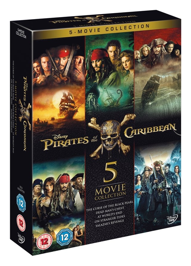 Pirates of the Caribbean: 5-movie Collection, DVD Box Set