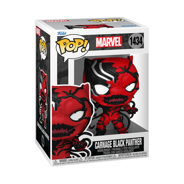 Carnage Black Panther 1434 Marvel Carnageized Funko Pop Vinyl - 2