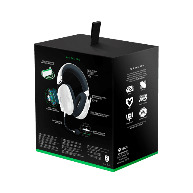 RAZER BlackShark V2 Pro Wireless 7.1 Xbox Gaming Headset - White - 14