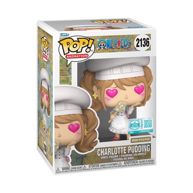 Charlotte Pudding Heart Eyes 2136 One Piece Limited Edition Funko Pop Vinyl Supreme - 2