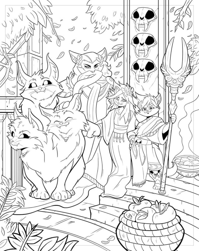 Gamer Kitties: A Pawsome Gaming Coloring Book - 6