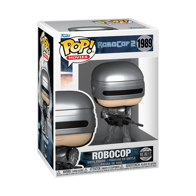 Metallic Robocop With Chance Of Chase 1989 Robocop 2 Funko Pop Vinyl - 2