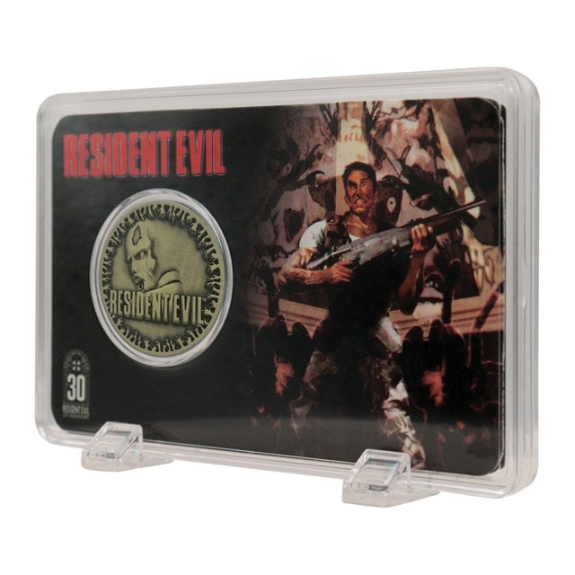 Resident Evil 30th Anniversary Antique Brass Presentation Coin - 3