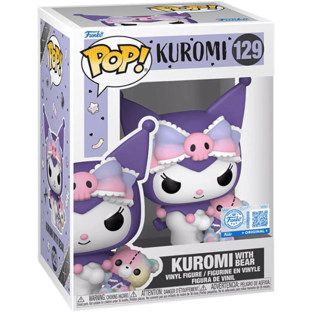 Kuromi With Bear 129 Sanrio Funko Pop Vinyl - 2