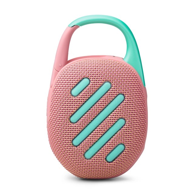 JBL Clip 5 Pink Bluetooth Speaker - 2