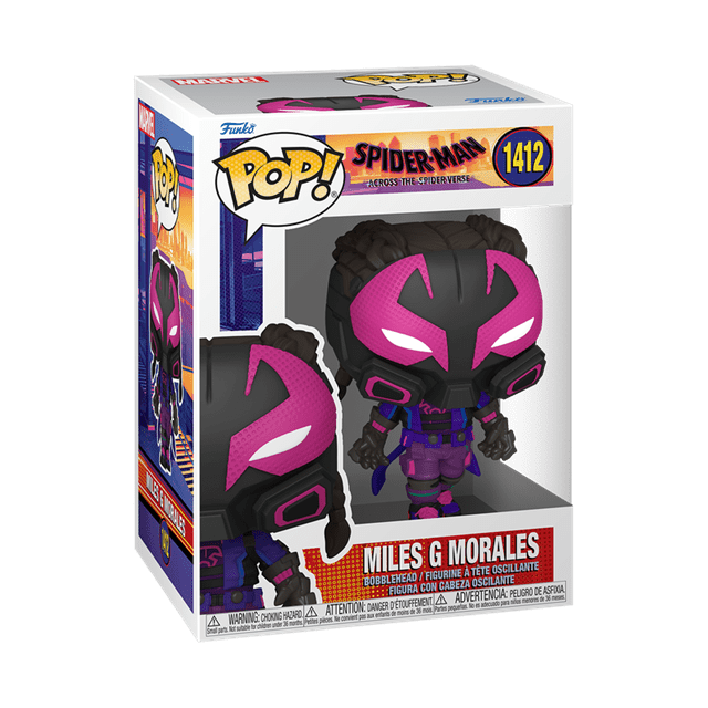 Miles G Morales 1412 Spider-Man Across The Spider-Verse Funko Pop Vinyl - 2