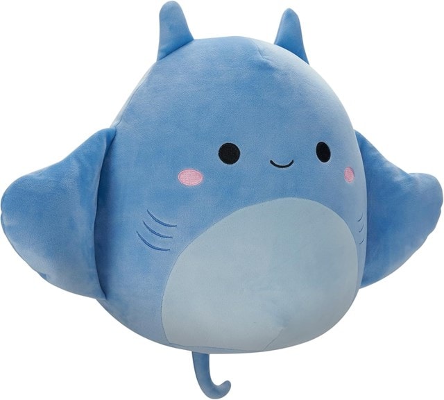 Lux Blue Manta Ray Squishmallows Plush - 2