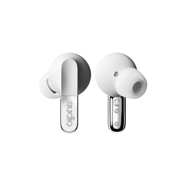 Sudio N3 Pro White Active Noise Cancelling True Wireless Bluetooth Earphones - 2