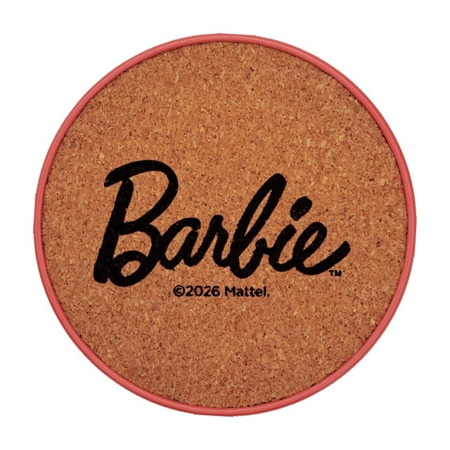 Barbie Keyring, Pin Badge & Coasters Gift Set - 5
