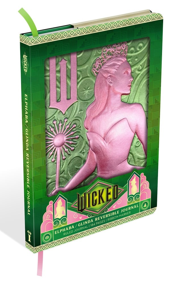 Wicked Emerald City Sculpted Reversible Journal - 5