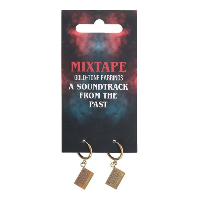 Mixtape Gold Tone Earrings - 2