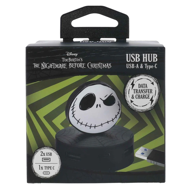 Nightmare Before Christmas Jack Web Multi-Port Charging Hub - 4