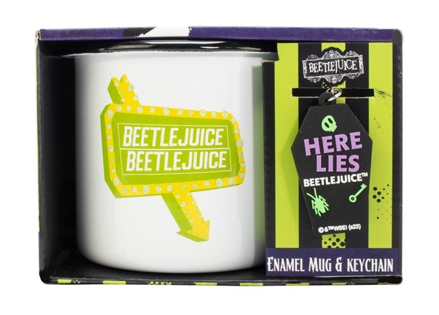 Beetlejuice Enamel Mug & Keyring - 3