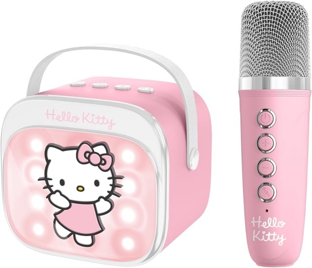 OTL Hello Kitty PopSing LED Light-Up Bluetooth Karaoke Speaker & Microphone - 4