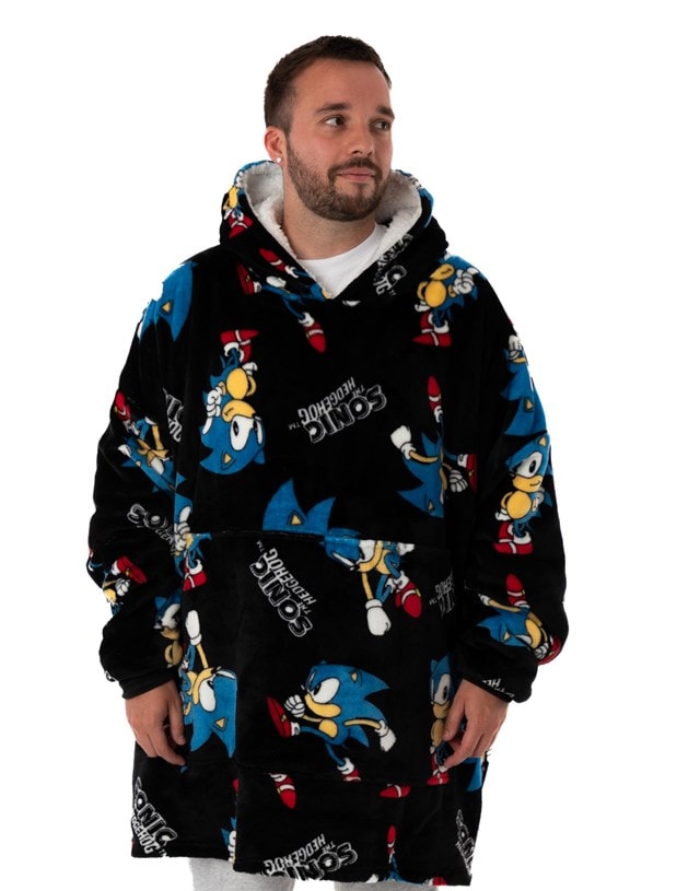 Sonic The Hedgehog Mens Blanket Hoodie - 4