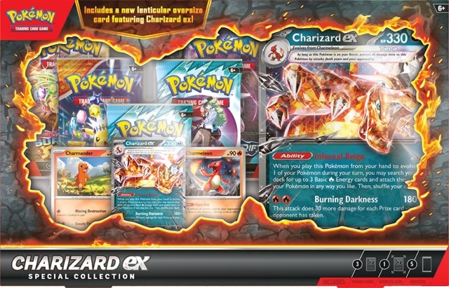 Charizard Ex Special Collection Pokemon Trading Cards - 1