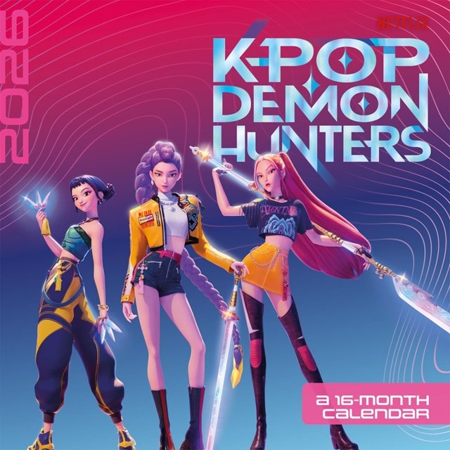 K-Pop Demon Hunters 2026 Square Calendar | HMV Store