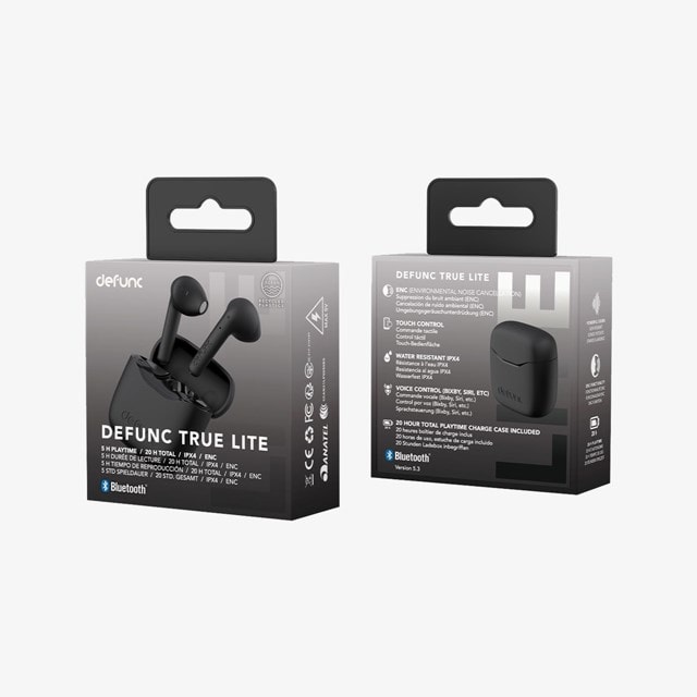 Defunc True Lite Black True Wireless Bluetooth Earphones - 4
