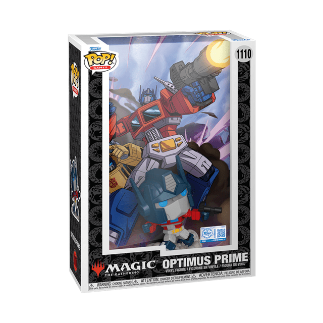 Optimus Prime 1110 Transformers X Magic The Gathering Funko Pop Vinyl Comic Cover - 2