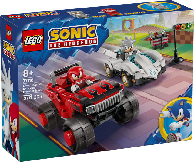 Silver's Car Vs. Knuckles' Monster Truck Sonic the Hedgehog LEGO - 8