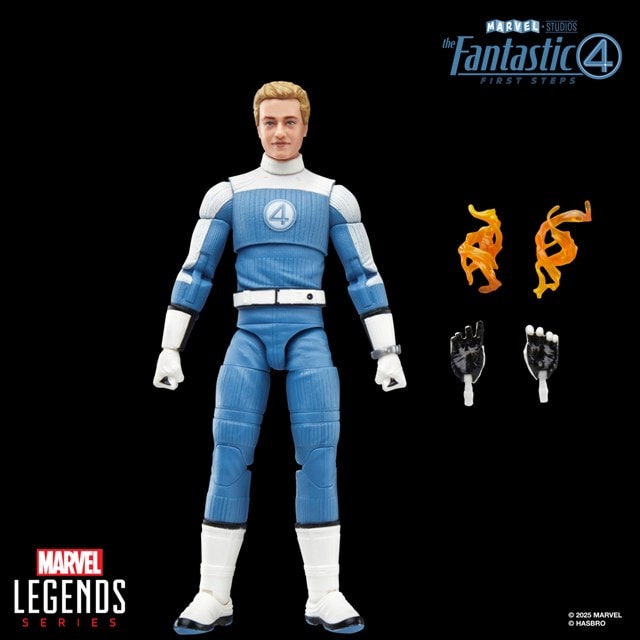 Johnny Storm Fantastic Four First Steps Marvel Legends Series Hasbro Action Figure - 7