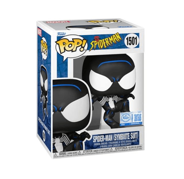 Spider-Man Symbiote Suit 1501 Spider-Man Animated Series Limited Edition Funko Pop Vinyl - 2