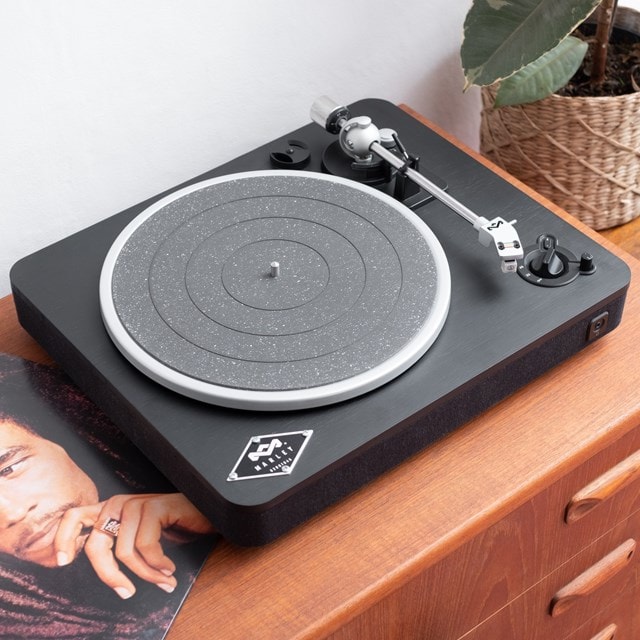 House Of Marley Stir It Up Wireless Black Bluetooth Turntable - 5
