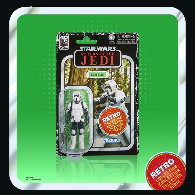 Biker Scout Star Wars: Return of the Jedi Hasbro Retro Collection Action Figure - 4