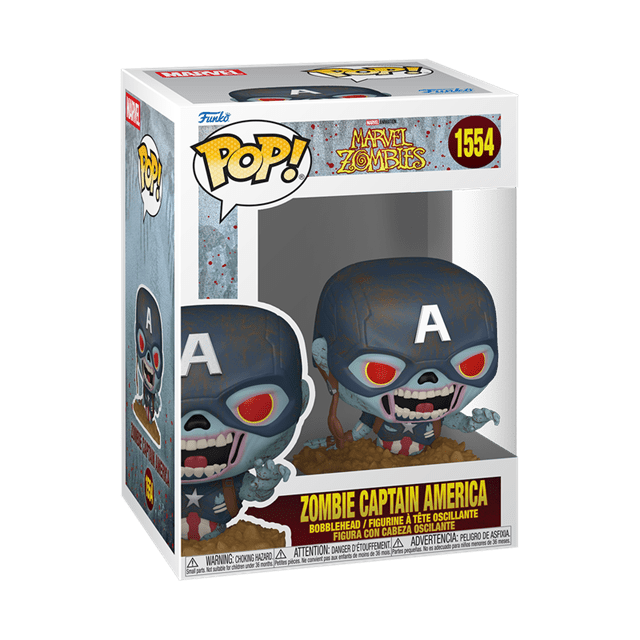 Zombie Captain America 1554 Marvel Zombies Funko Pop Vinyl | Pop