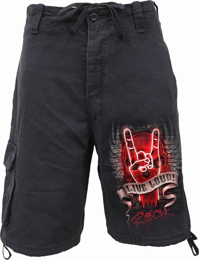 Live Loud Cargo Shorts (Small) - 1
