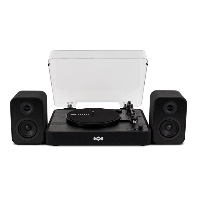 House of Marley Revolution Black Bluetooth Turntable & Speakers - 2