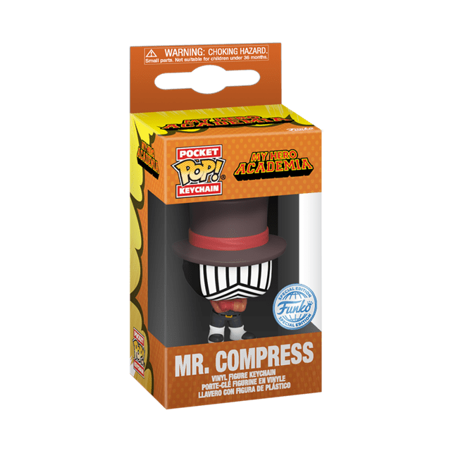 Hideout Mr. Compress My Hero Academia Pop Vinyl Keychain - 2