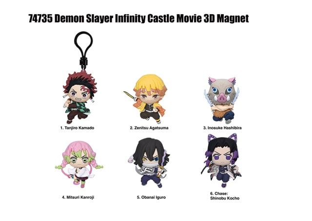 Demon Slayer Infinity Castle 3D Foam Magnet - 2