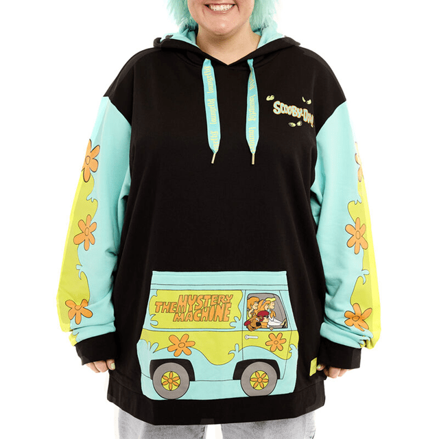 Scooby Doo Mystery Machine Loungefly Hooded Sweatshirt (Extra Large) - 1