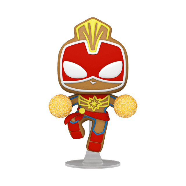 Gingerbread Captain Marvel (936): Holiday: Marvel Pop Vinyl - 1