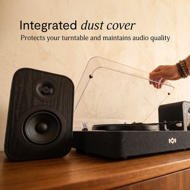 House of Marley Revolution Black Bluetooth Turntable & Speakers - 8