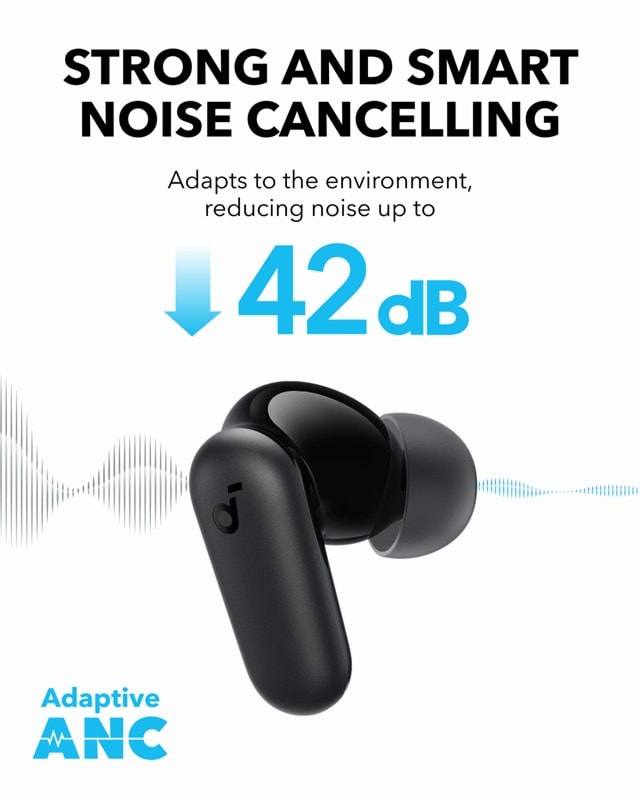 Anker Soundcore R50i Black Noise Cancelling True Wireless Bluetooth Earphones - 3