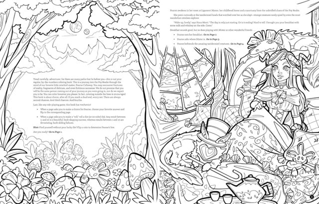 Fearne Calloway's Fey Fantasy: A Colouring Adventure Colouring Book - 2