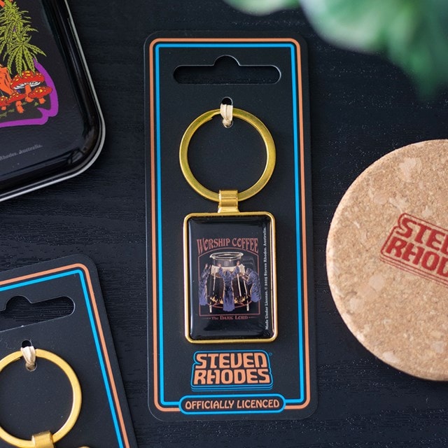 Worship Coffee Steven Rhodes Keyring - 5