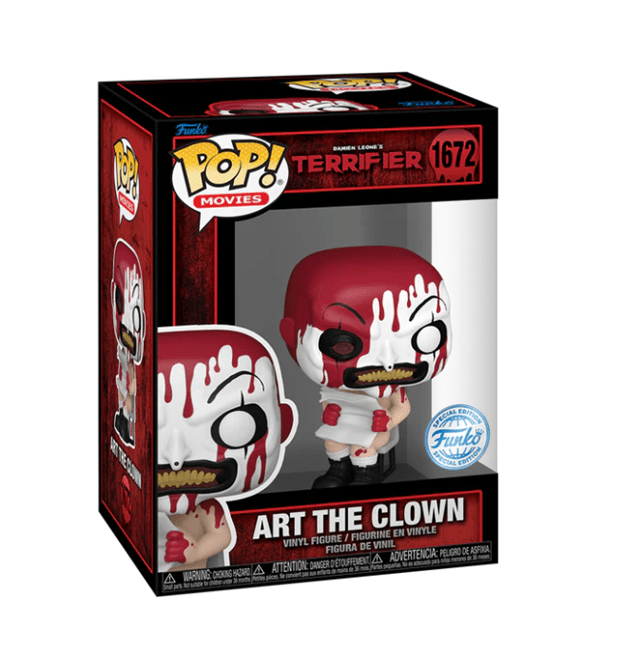 Art The Clown With Newspaper 1672 Terrifier Funko Pop Vinyl - 2