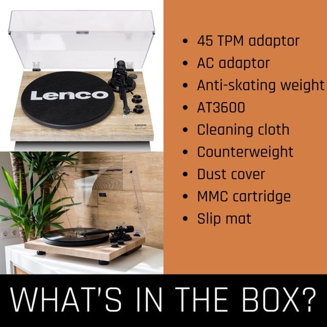 Lenco LBT-188 Pine Bluetooth Turntable - 4
