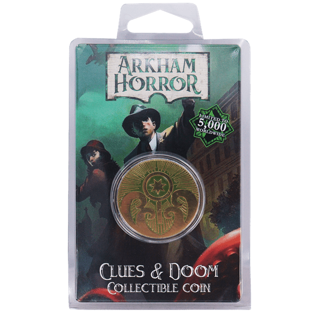 Clues & Doom Limited Edition:Arkham Horror Coin - 3