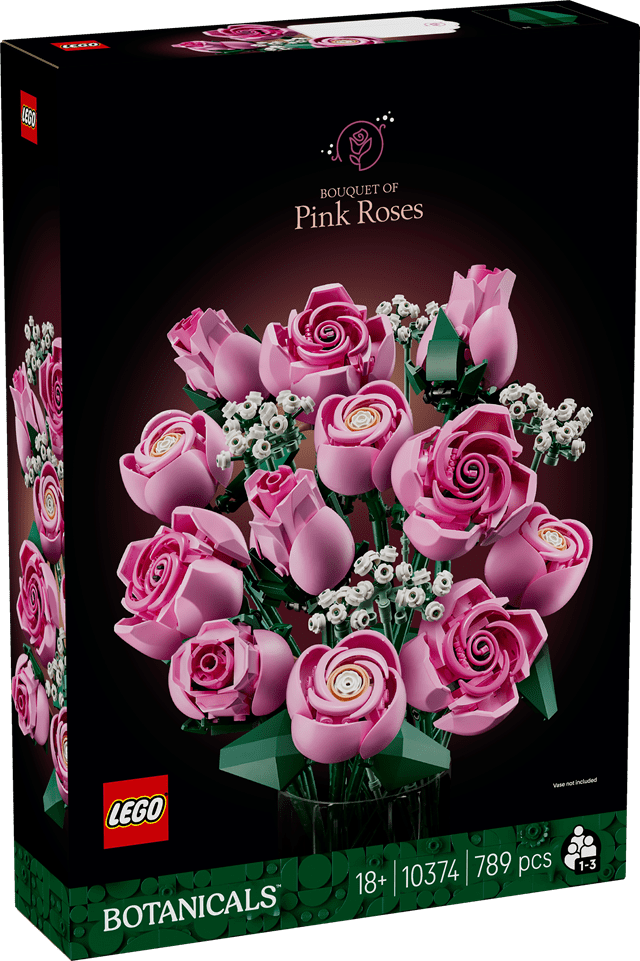 Bouquet Of Pink Roses LEGO Botanicals - 6