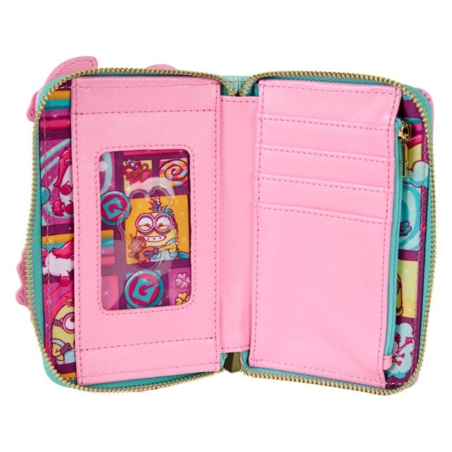 Fluffy Unicorn Minions Loungefly Zip Around Wallet - 4