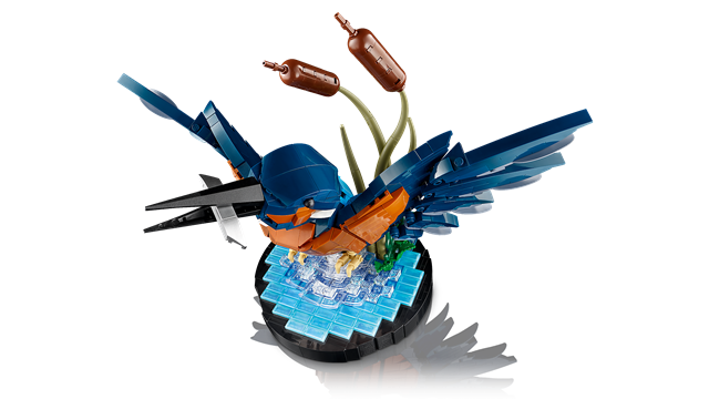 Kingfisher Bird Icons LEGO - 4