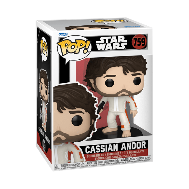 Cassian Andor With Blaster 759 Star Wars Andor Funko Pop Vinyl - 2