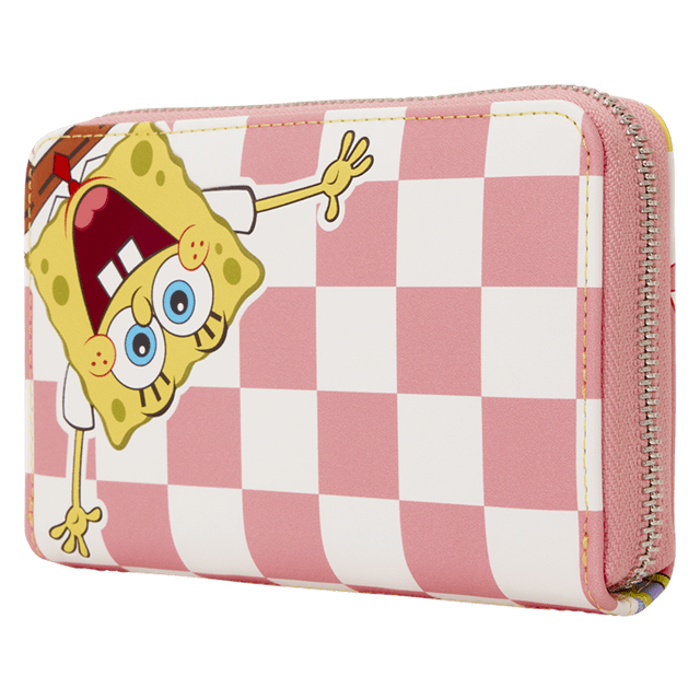 SpongeBob SquarePants And Patrick Star Checkered Loungefly Zip Around Wallet - 2